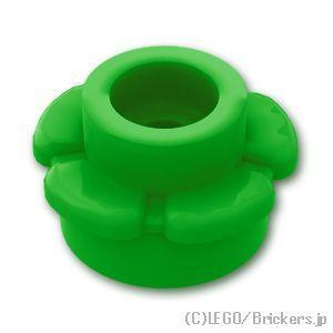 レゴ パーツ ばら売り #24866 ラウンド プレート 1 x 1 - 5花びら：ブライトグリーン...