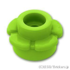 レゴ パーツ ばら売り #24866 ラウンド プレート 1 x 1 - 5花びら：ライム | LE...
