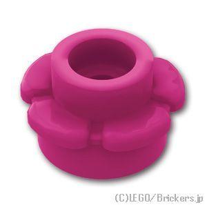 レゴ パーツ ばら売り #24866 ラウンド プレート 1 x 1 - 5花びら：マゼンタ | L...