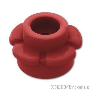 レゴ パーツ ばら売り #24866 ラウンド プレート 1 x 1 - 5花びら：ダークレッド |...