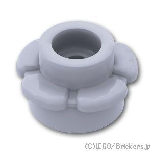 レゴ パーツ ばら売り #24866 ラウンド プレート 1 x 1 - 5花びら：グレー | LE...