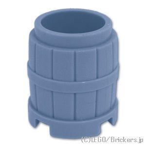 レゴ パーツ ばら売り #2489 コンテナ 樽 2 x 2 x 2：サンドブルー | LEGOの部...