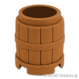 レゴ パーツ ばら売り #2489 コンテナ 樽 2 x 2 x 2：ミディアムヌガー | LEGO...