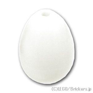 レゴ 食べ物 パーツ ばら売り #24946 たまご ： ホワイト | LEGOの部品 ミニフィギュ...