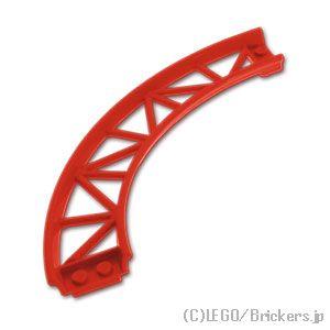 レゴ パーツ ばら売り #25061 ローラーコースターレール 90度カーブ：レッド | LEGOの...