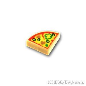 レゴ パーツ ばら売り #25269pb003 ラウンド タイル 1 x 1 - 1/4 - マッシ...