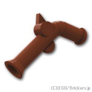 レゴ パーツ ばら売り #2562 ガン フリントロック ピストル：ブラウン | LEGOの部品