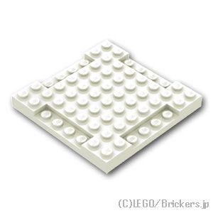 レゴ パーツ ばら売り #2628 ブロック 8 x 8 x 2/3 - 1 x 4 インデント：ホ...