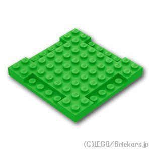 レゴ パーツ ばら売り #2628 ブロック 8 x 8 x 2/3 - 1 x 4 インデント：ブ...