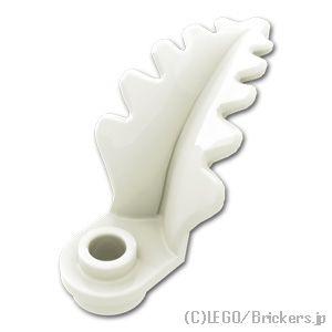 レゴ パーツ ばら売り #2682 アップライトの葉 - ラウンド プレート 1 x 1：ホワイト ...