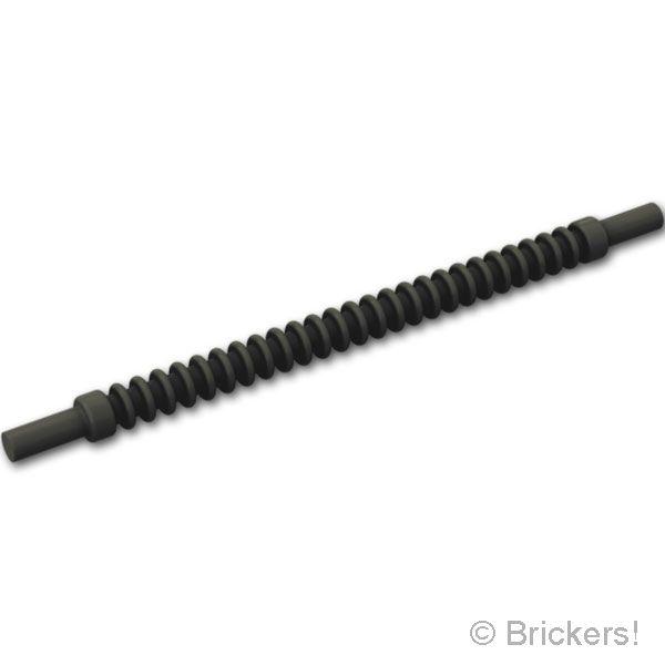 レゴ パーツ ばら売り #27328 フレキシブル リブ ホース 10L - 80mm：ブラック |...