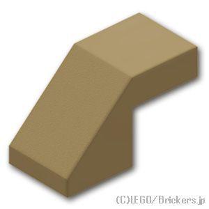 レゴ パーツ ばら売り #28192 スロープ 45° 2 x 1 - カットアウト：ダークタン |...
