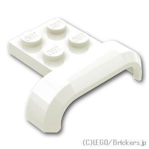レゴ パーツ ばら売り #28326 カー マッドガード 4 x 3 x 1：ホワイト | LEGO...