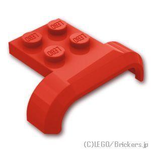 LEGO レゴ パーツ ばら売り #28326 カー マッドガード 4 x 3 1：レッド 