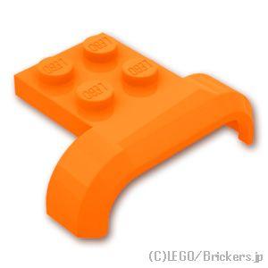 レゴ パーツ ばら売り #28326 カー マッドガード 4 x 3 x 1：オレンジ | LEGO...