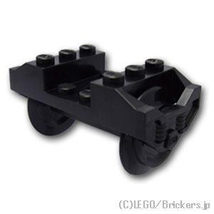 レゴ パーツ ばら売り #2878c02 トレイン ホイールホルダー - 車輪セット：ブラック | LEGOの部品