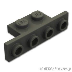 レゴ パーツ ばら売り #28802 ブラケット 1 x 2 - 1 x 4：ブラック | LEGO...