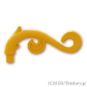 レゴ パーツ ばら売り #28870 プラント カーブステム ダブルスワール：パールゴールド | L...