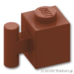 レゴ ブロック パーツ ばら売り #2921 1 x 1 - ハンドル：ブラウン | LEGOの部品