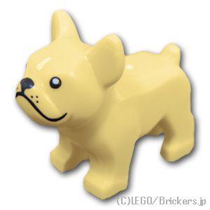レゴ パーツ ばら売り #29602pb01 犬 - ブルドッグ：タン | LEGOの部品
