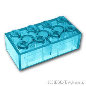 レゴ パーツ ばら売り #3001 ブロック 2 x 4：トランスライトブルー | LEGOの部品