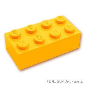 レゴ パーツ ばら売り #3001 ブロック 2 x 4：ブライトライトオレンジ | LEGOの部品