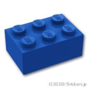 レゴ ブロック パーツ ばら売り #3002 ブロック 2 x 3：ブルー | LEGOの部品｜brickers