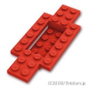レゴ パーツ ばら売り #30029 カーベース 4 x 10 x 2/3：レッド | LEGOの部...