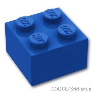 レゴ ブロック パーツ ばら売り #3003 ブロック 2 x 2：ブルー | LEGOの部品