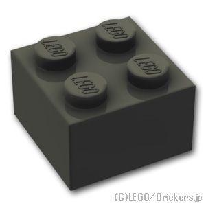 レゴ パーツ ばら売り #3003 ブロック 2 x 2：ブラック | LEGOの部品