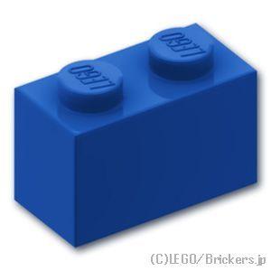 レゴ パーツ ばら売り #3004 ブロック 1 x 2：ブルー | LEGOの部品