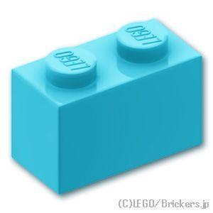レゴ パーツ ばら売り #3004 ブロック 1 x 2：ミディアムアズール | LEGOの部品