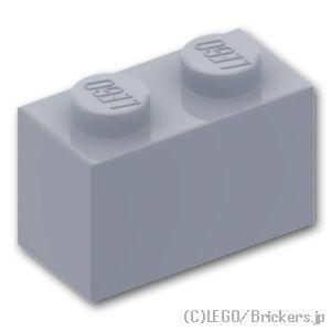 レゴ パーツ ばら売り #3004 ブロック 1 x 2：グレー | LEGOの部品