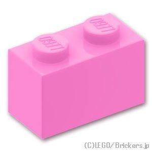 レゴ パーツ ばら売り #3004 ブロック 1 x 2：ブライトピンク | LEGOの部品