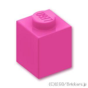 レゴ パーツ ばら売り #3005 ブロック 1 x 1：ダークピンク | LEGOの部品