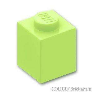 レゴ パーツ ばら売り #3005 ブロック 1 x 1：イエローイッシュグリーン | LEGOの部...