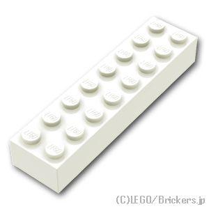 レゴ パーツ ばら売り #3007 ブロック 2 x 8：ホワイト | LEGOの部品