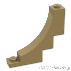レゴ パーツ ばら売り #30099 アーチ インバート ハーフ 1 x 5 x 4：ダークタン |...