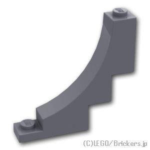 レゴ パーツ ばら売り #30099 アーチ インバート ハーフ 1 x 5 x 4：ダークグレー ...