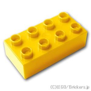 レゴ デュプロ パーツ ばら売り ブロック 2 X 4 イエロー Lego 部品 大きい 3011 024 レゴブロック専門店ブリッカーズ 通販 Yahoo ショッピング