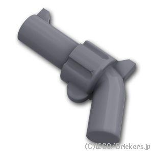 レゴ パーツ ばら売り #30132 ガン リボルバーピストル：ダークグレー | LEGOの部品 ミ...