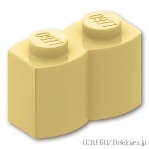 レゴ パーツ ばら売り #30136 ブロック 1 x 2 - 丸太：タン | LEGOの部品