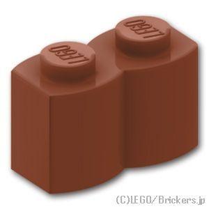 レゴ ブロック パーツ ばら売り #30136 ブロック 1 x 2 - 丸太：ブラウン | LEGOの部品｜brickers
