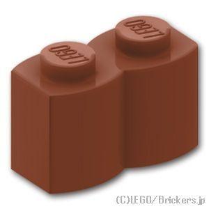 レゴ パーツ ばら売り #30136 ブロック 1 x 2 - 丸太：ブラウン | LEGOの部品