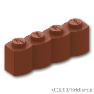 レゴ パーツ ばら売り #30137 ブロック 1 x 4 - 丸太：ブラウン | LEGOの部品
