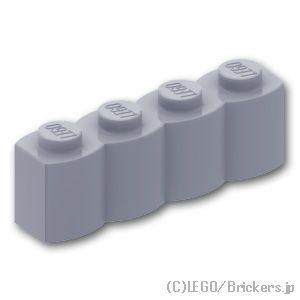 レゴ パーツ ばら売り #30137 ブロック 1 x 4 - 丸太：グレー | LEGOの部品
