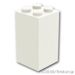 レゴ パーツ ばら売り #30145 ブロック 2 x 2 x 3：ホワイト | LEGOの部品
