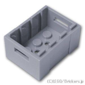 レゴ パーツ ばら売り #30150 木箱 / コンテナ 3 x 4 x 1 2/3：グレー | L...