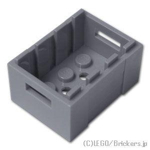 レゴ パーツ ばら売り #30150 コンテナ 木箱 3 x 4 x 1 2/3：ダークグレー | ...