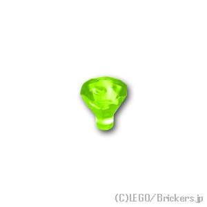 レゴ パーツ ばら売り #30153 ロック 1 x 1 - 宝石：トランスネオングリーン(蛍光) ...